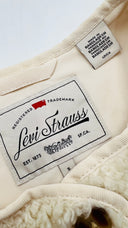 Gilet teddy ecru LEVIS
