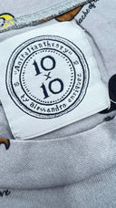 T-shirt con stampa baffi 10x10 An Italian Theory