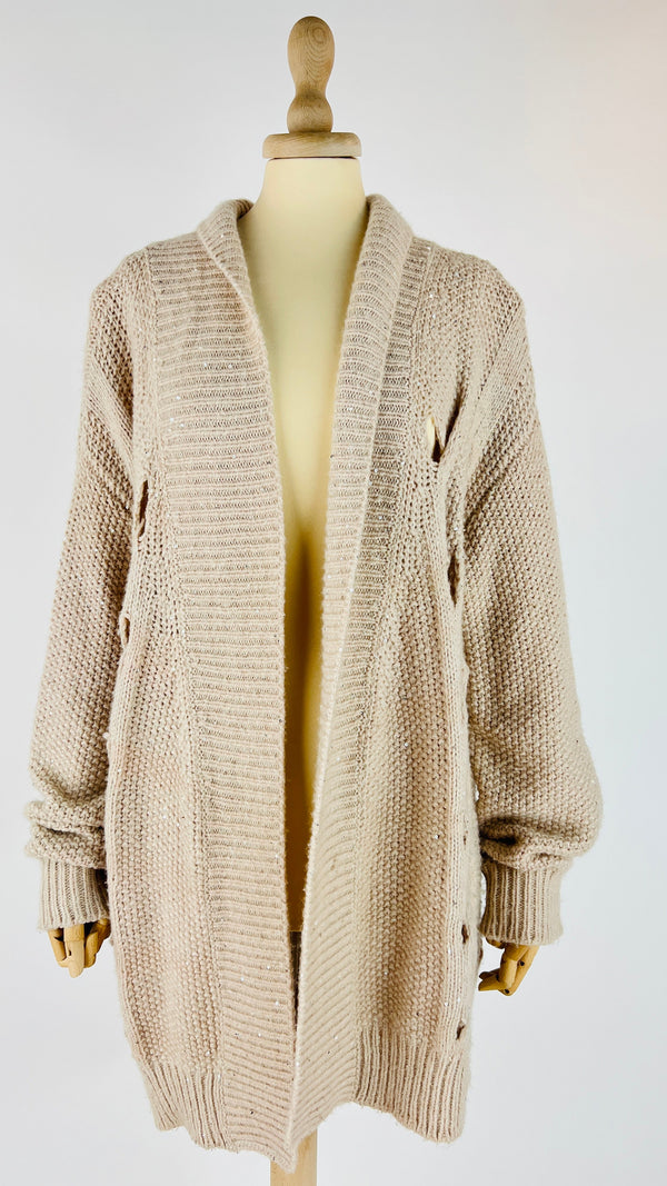 Cardigan a trecce