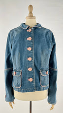 Giacca jeans profili rosa MARC JACOBS