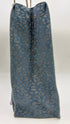 Tote-bag animalier azzurra con cartellino