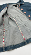 Giacca jeans profili rosa MARC JACOBS