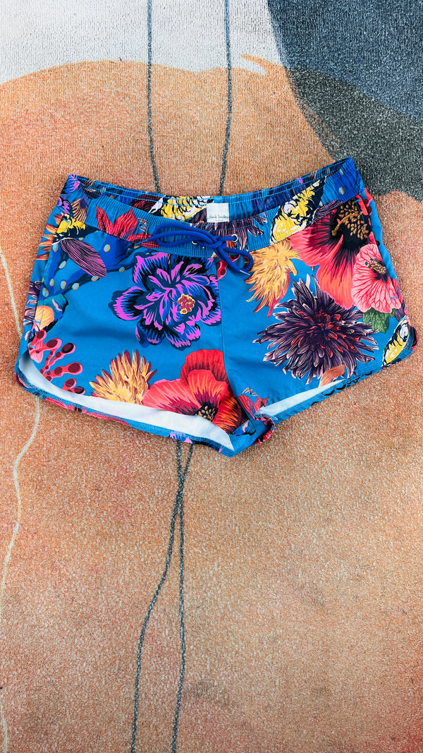 Pantaloncino da mare a fiori