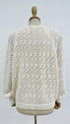 Cardigan uncinetto in cotone