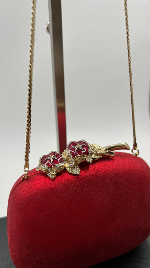 Borsa mini in raso