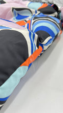 Piumino inserto argentato Emilio Pucci