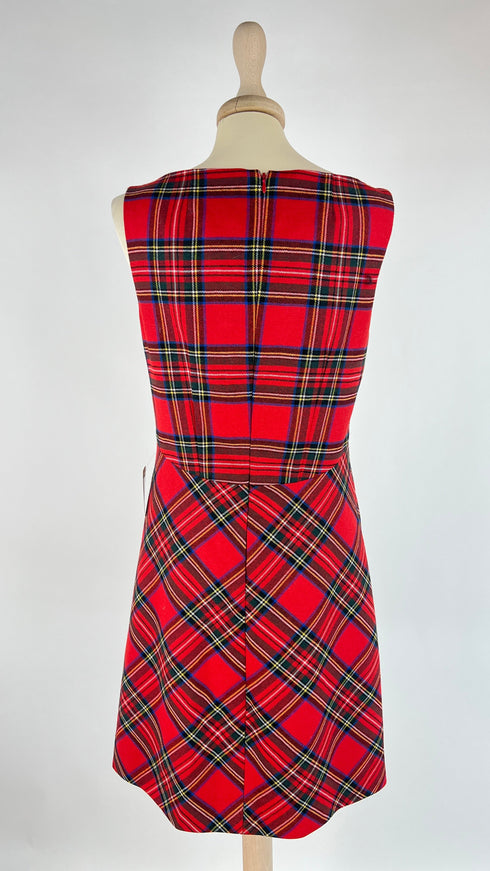 Abito corto tartan
