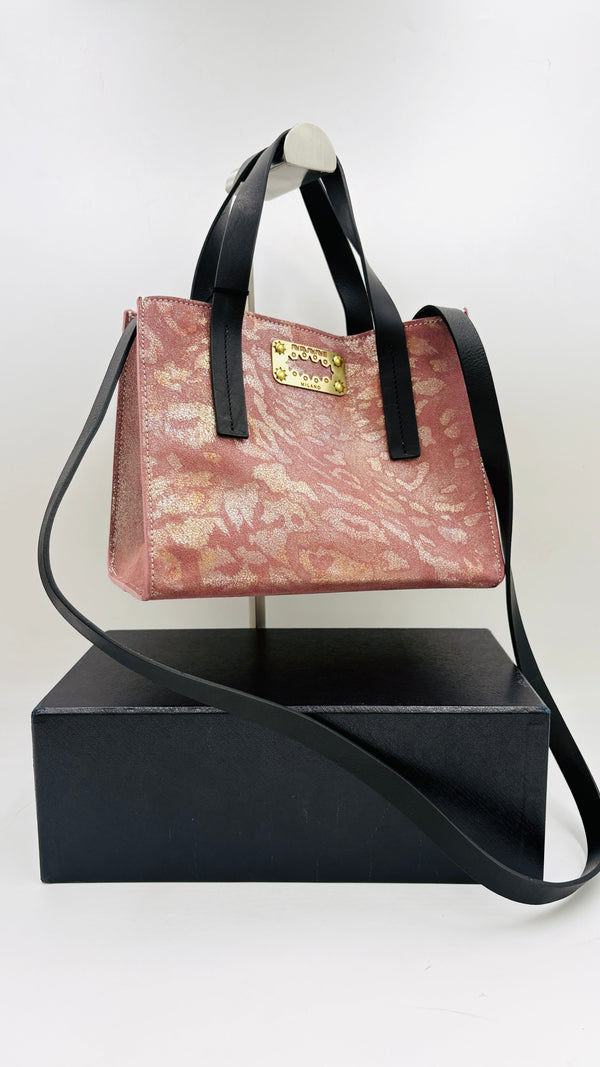 Borsa “Oregon” rosa con cartellino