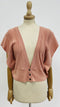 Gilet cropped tricot