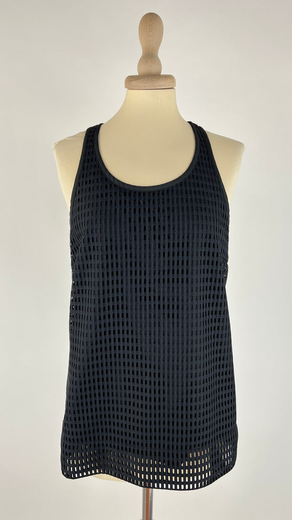 Canotta nera traforata