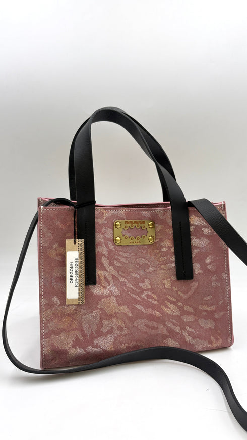 Borsa “Oregon” rosa con cartellino