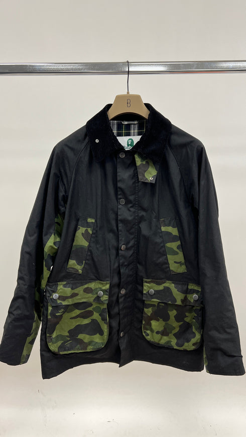 Giacca inserti camouflage
