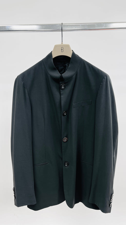 Blazer in lana antracite