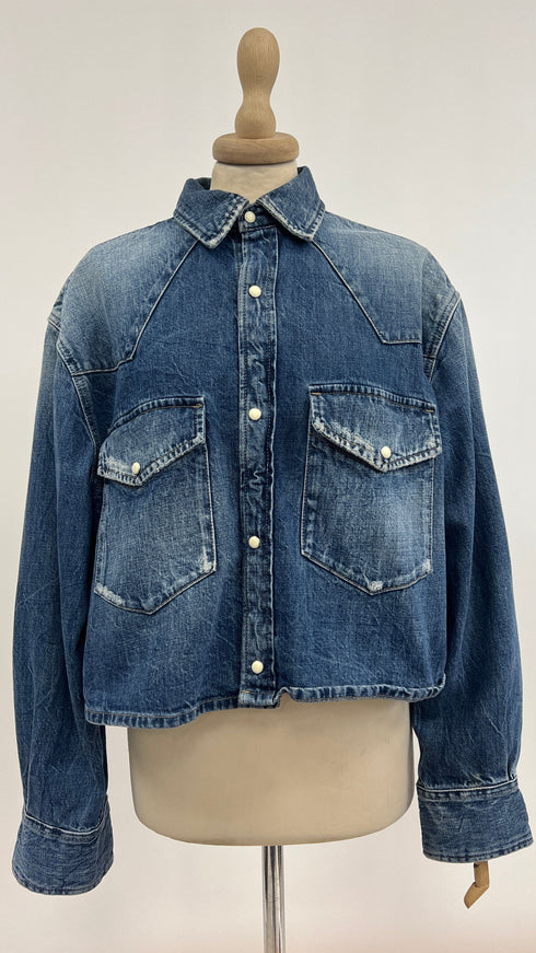 Giacca denim in cotone