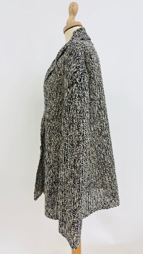 Blazer oversize in maglia