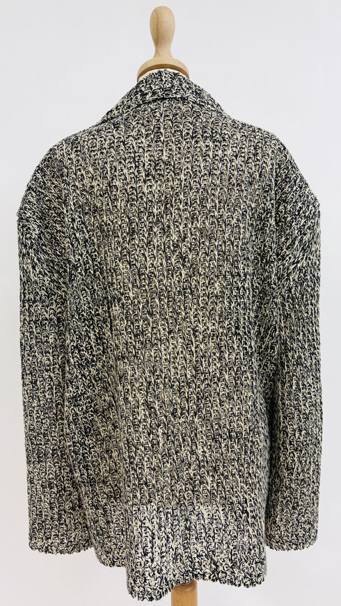 Blazer oversize in maglia