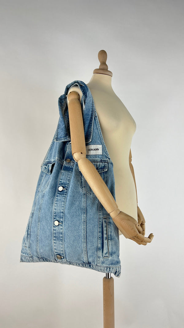 Borsa Alia big denim chiaro