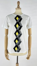 T-shirt fantasia paillettes Miu Miu