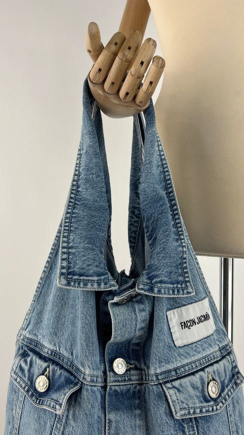 Borsa Alia big denim chiaro