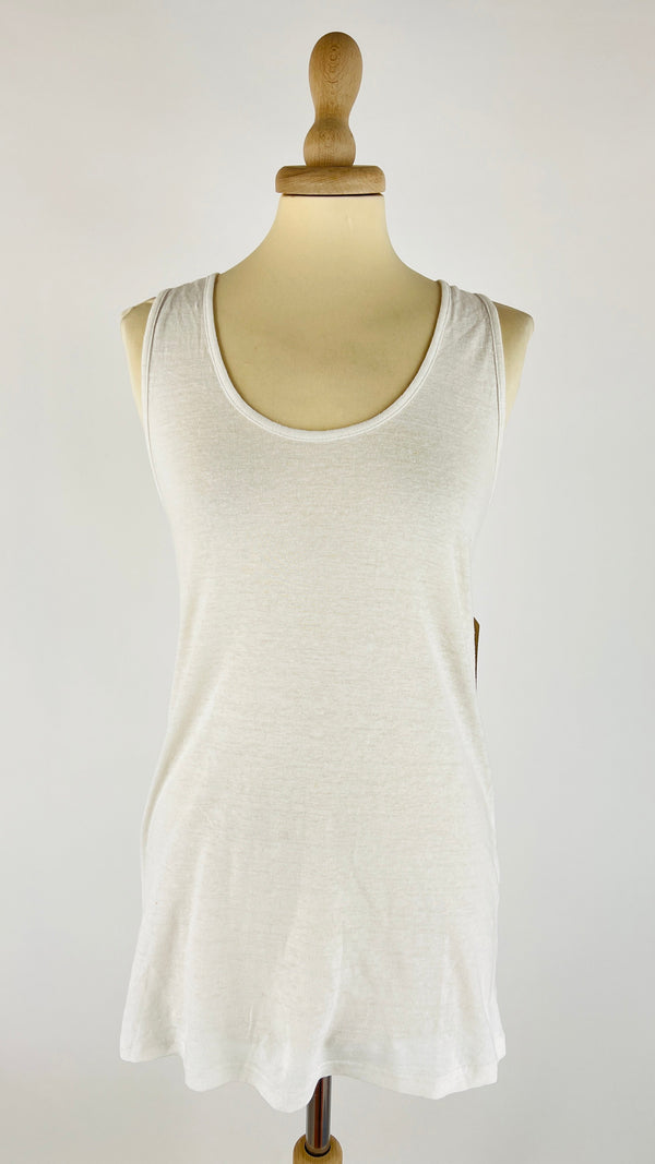 Canotta con ricamo cut-out