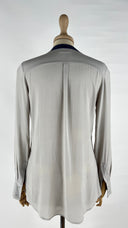 Camicia seta scollo V HERNO