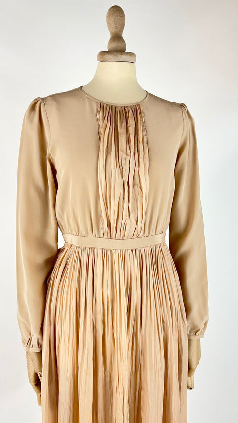 Abito midi plissettato