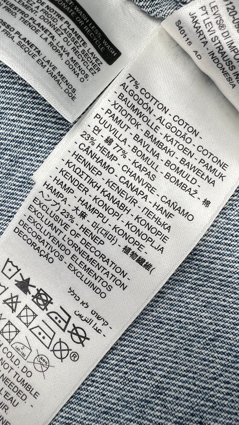 Giacca lunga in denim