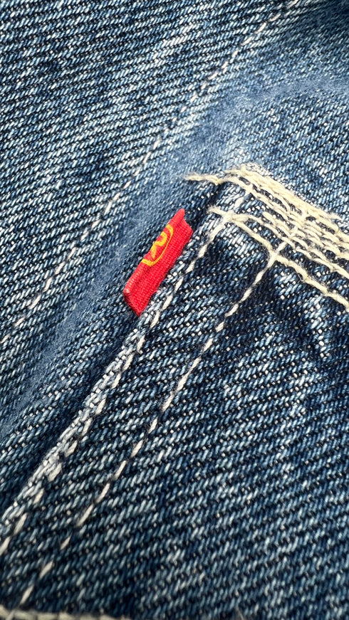 Giacca lunga in denim