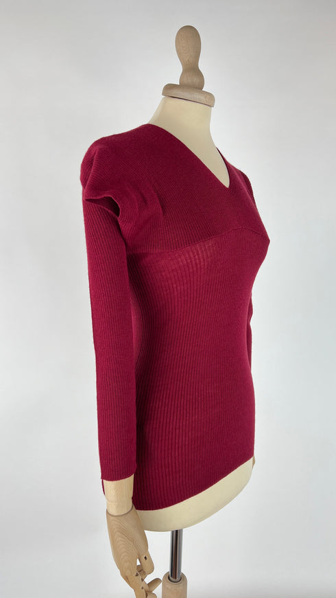 Maglia in lana-seta con cartellino