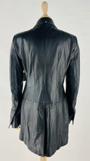 Blazer in pelle nero Sportmax