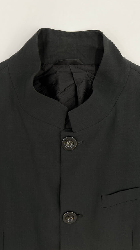 Blazer in lana antracite