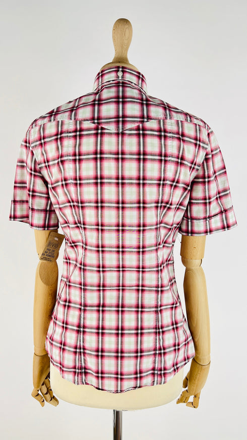 Camicia a maniche corte a quadri