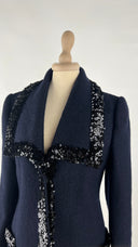 Cappotto progili paillettes DOLCE&GABBANA