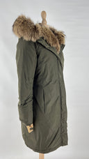 Parka bordo pelliccia WOOLRICH