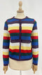 Cardigan a righe lurex