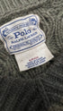 Maglia a V a trecce