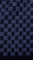 Sciarpa monogram blu