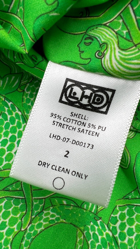 Abito corto stampa di sirene