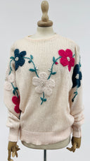 Maglione a fiori in lana John Walker
