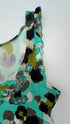 Top stampato con paillettes