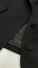 Giacca corta in lana nera BALLY