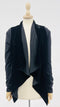 Cardigan velluto nero