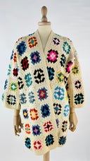 Cardigan granny square Unsigned