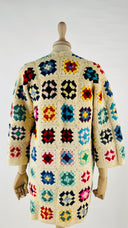 Cardigan granny square Unsigned