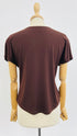 T-shirt con collo decore