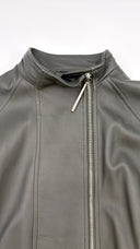 Trench in pelle verde Sportmax