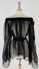 Blusa off shoulder Givenchy