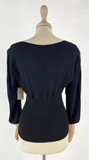 Maglia scollo profondo blu PRADA