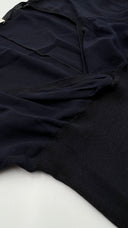Maglia scollo profondo blu PRADA