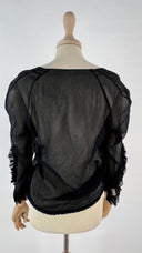 Blusa con volant semitrasparente CHLOè
